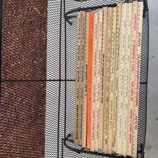 Vintage Yardstick Wood Wooden Ruler Lot 5 Advertising Lot Of 14