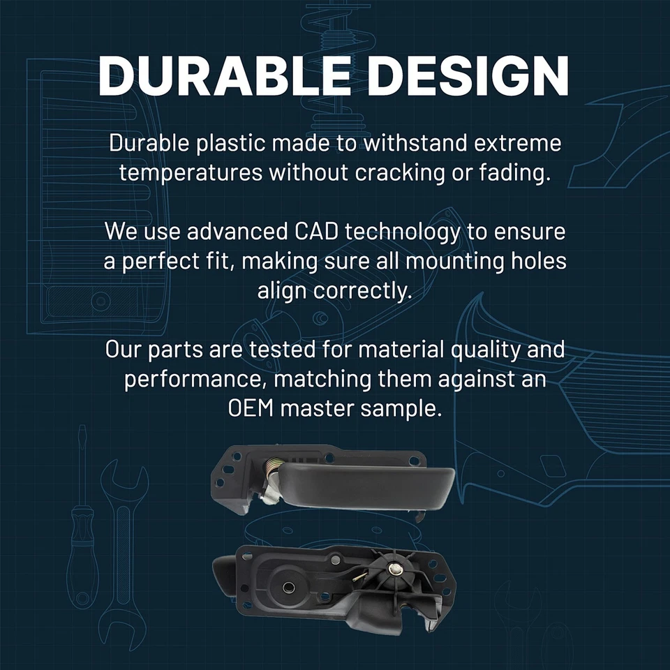 Manija de puerta interior para GMC Savana 2500 2003-2020 lado del conductor delantero 10388390 Foto 2 de 4