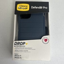 OtterBox Defender Pro Series Case & Holster For Apple iPhone 11 & XR, Navy Blue