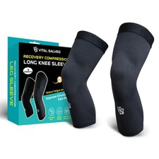 Vital Salveo - Compression Long Knee Sleeve 1Pair - L Large