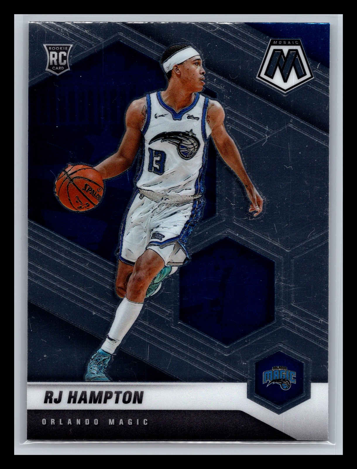 RJ Hampton Rookie Orlando Magic 2020-21 Panini Mosaic #233