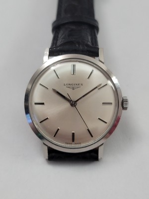 1969 VINTAGE LONGINES WATCH MANUAL WIND CAL. 280 SILVER DIAL REF