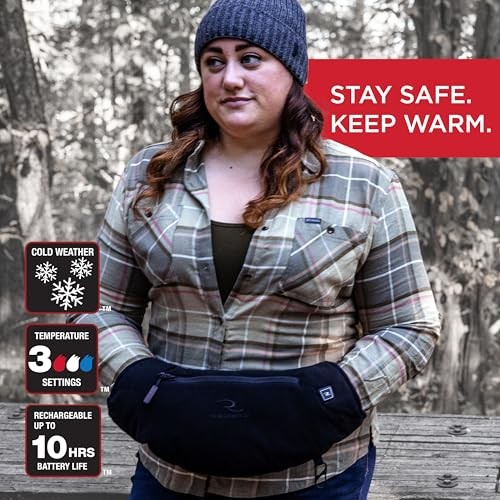 Radians RHG-A900 Wind Resistant Cold Weather Heated Hand Warmer Kit - Black