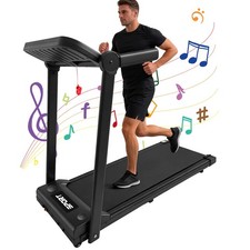 Foldable Under-Desk Treadmill for Home Use, Remote-Controlled with LED Display