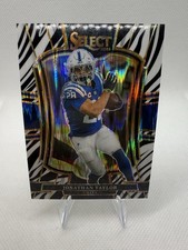 Jonathan Taylor #132 Zebra Shock Prizm 2025 Panini Select Premier Level SSP
