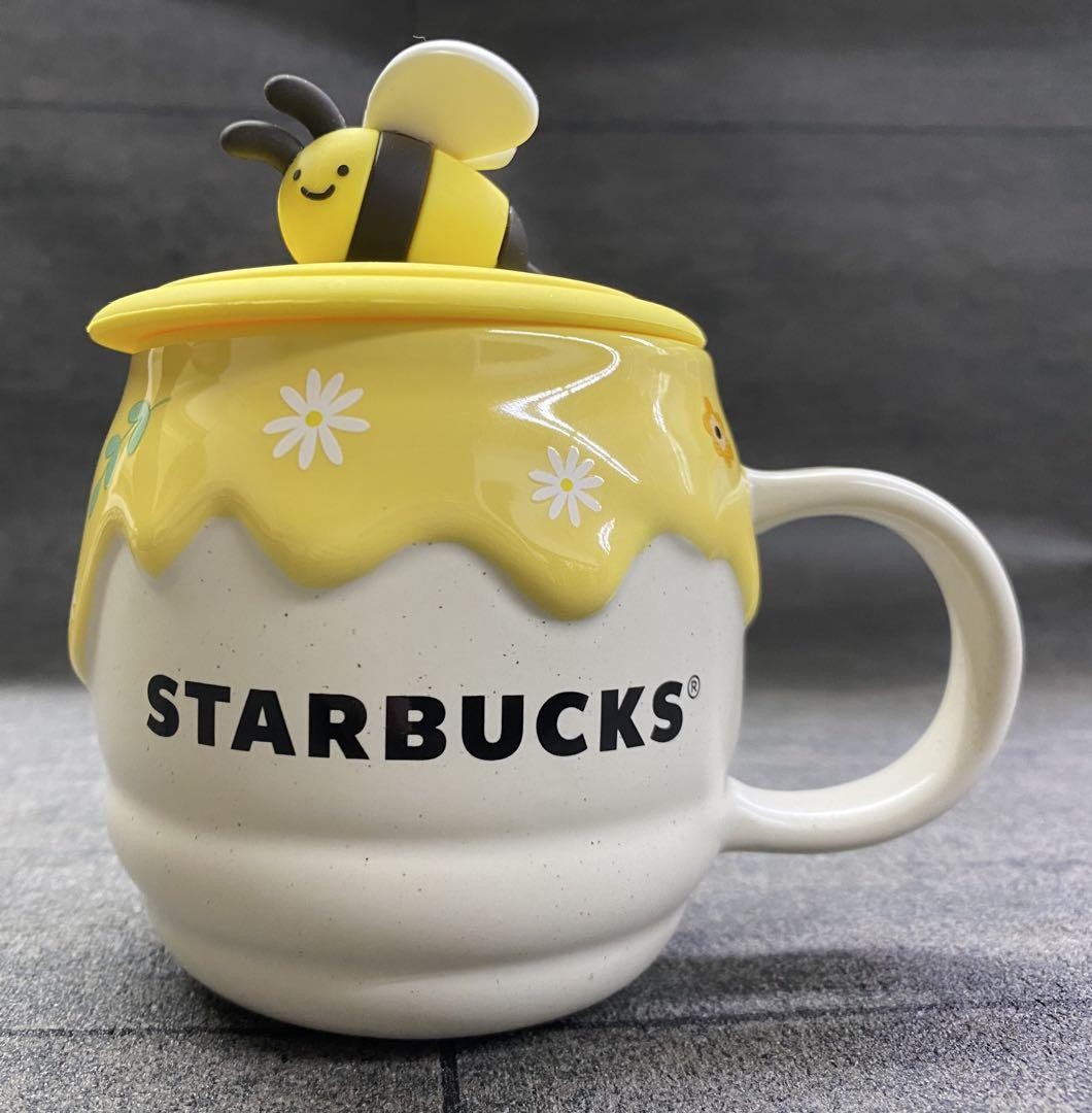 Starbucks Honey Bee Mug with Lid 2025 Limited Edition Rare Official Cup  355ml