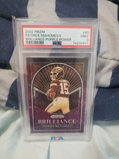 Graded Patrick Mahomes /49 PSA 9 Brilliance Purple Power Chiefs NFL