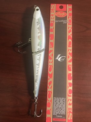 LUCKY CRAFT EPG LL POINTER 180 2 JOINTED FISHING LURE JERK SLOW SINKING 7 in 2oz
