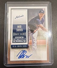 2015 Panini Contenders - Draft Ticket Michael Soroka #50 Blue Ink Rookie Auto
