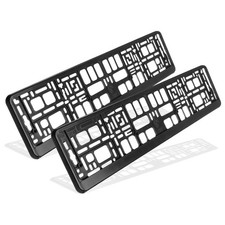 Kennzeichenhalter Nummernschildhalter 2er Set f&uuml;r Alfa Romeo 164 1987 - 1998