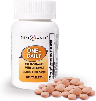 Gericare Multivitamins & Minerals for Men & Women, 100 Tablets, Daily Support