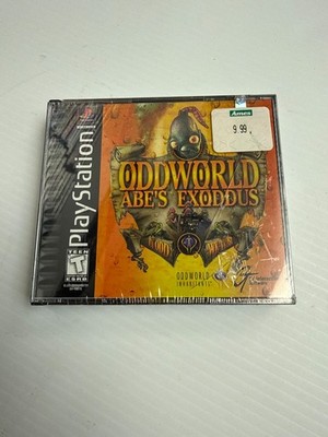 Oddworld: Abe s Exoddus (PlayStation, 1999, PS1) New! Factory Sealed Black Label