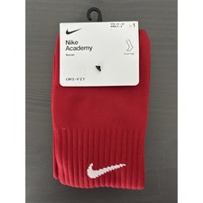 Nike Academy Soccer Knee High Socks SX4120-601 Red Youth 3Y-5Y Women 4-6