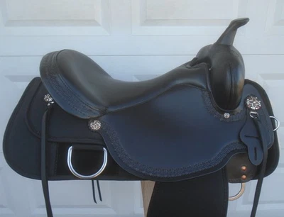 NEW 17" CIRCLE Y High Horse MAGNOLIA LightWeight Cordura & Leather Trail SADDLE - Image 1 of 4