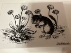 NEW La Blanche Foam Stamp Mouse And Flowers — photo 1