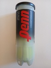 Used Penn Championship Tennis Balls, Hard Court Felt, Can of 3, Used