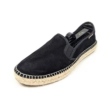 Toni Pons Women's Shoes Black and Tan Aran Espadrille Slip-On Size 39 (8.5)