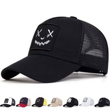 Men's Snapback Baseball Cap Adjustable Flat Brim Sports Hat Hip Hop Casual Fashi