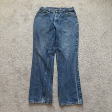 Carhartt FR Jeans Mens 36x 34 Blue Denim Workwear Denim Cat 2 NFPA2112