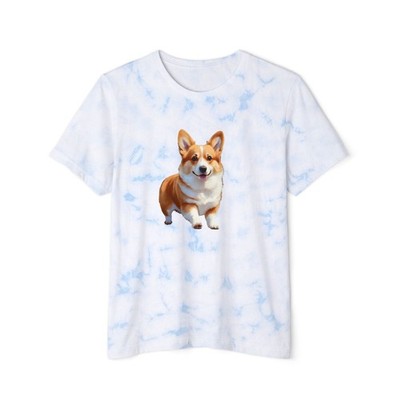 Welsh Corgi Puppy Tie-Dyed T-Shirt