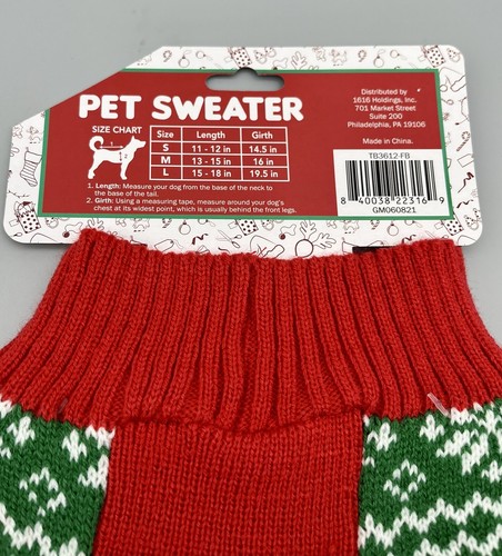 Dog Sweater Christmas Santa Clause Size: M - Picture 6 of 8