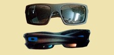 Black-blue Unisex Sport OKTANE Fashion Fat BMX Sunglasses
