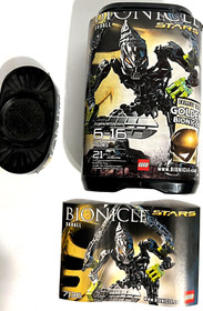 Lego Bionicle Part Glatorian Skrall (8978) Scrawl (7136) can & Instructions Tech