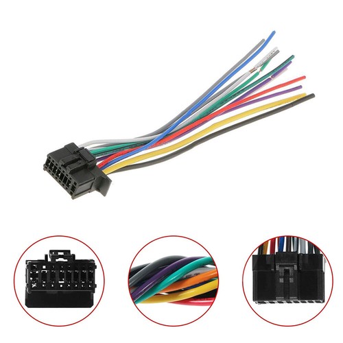 Car 16Pin Stereo Radio Receiver Replacement Wires Harness Cable For Pioneer 2350 - Picture 2 of 12