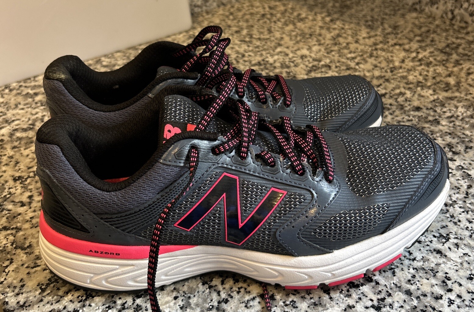 New Balance 560v7 Gunmetal Pink Womens size 9