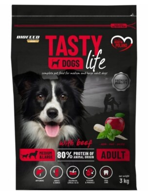 5906744519769 BIOFEED Tasty Life medium & large Beef - trockenfutter für Hun