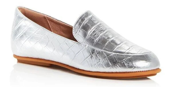 Fitflop Shoes Fitflop Silver Loafers NWoB Fitflop Lena Croc