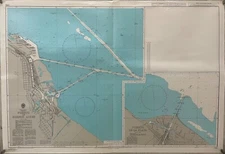 Admiralty 1751 Puerto De Buenos Aires South America Argentina Map Chart Maritine