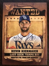 2021 Topps Big League Wanted Insert #WT-14 Kevin Kiermaier Tampa Bay Rays