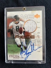 Mark Brunell Autograph  Certified Game Used Jersey Card (Inventory #B)