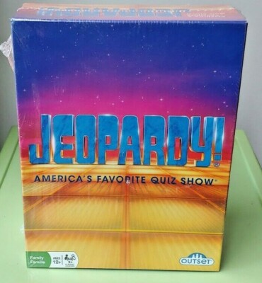 Jeopardy! By Outset Media Corp. Family Card Game 2016 Ages 12+ Players 3+ Sealed