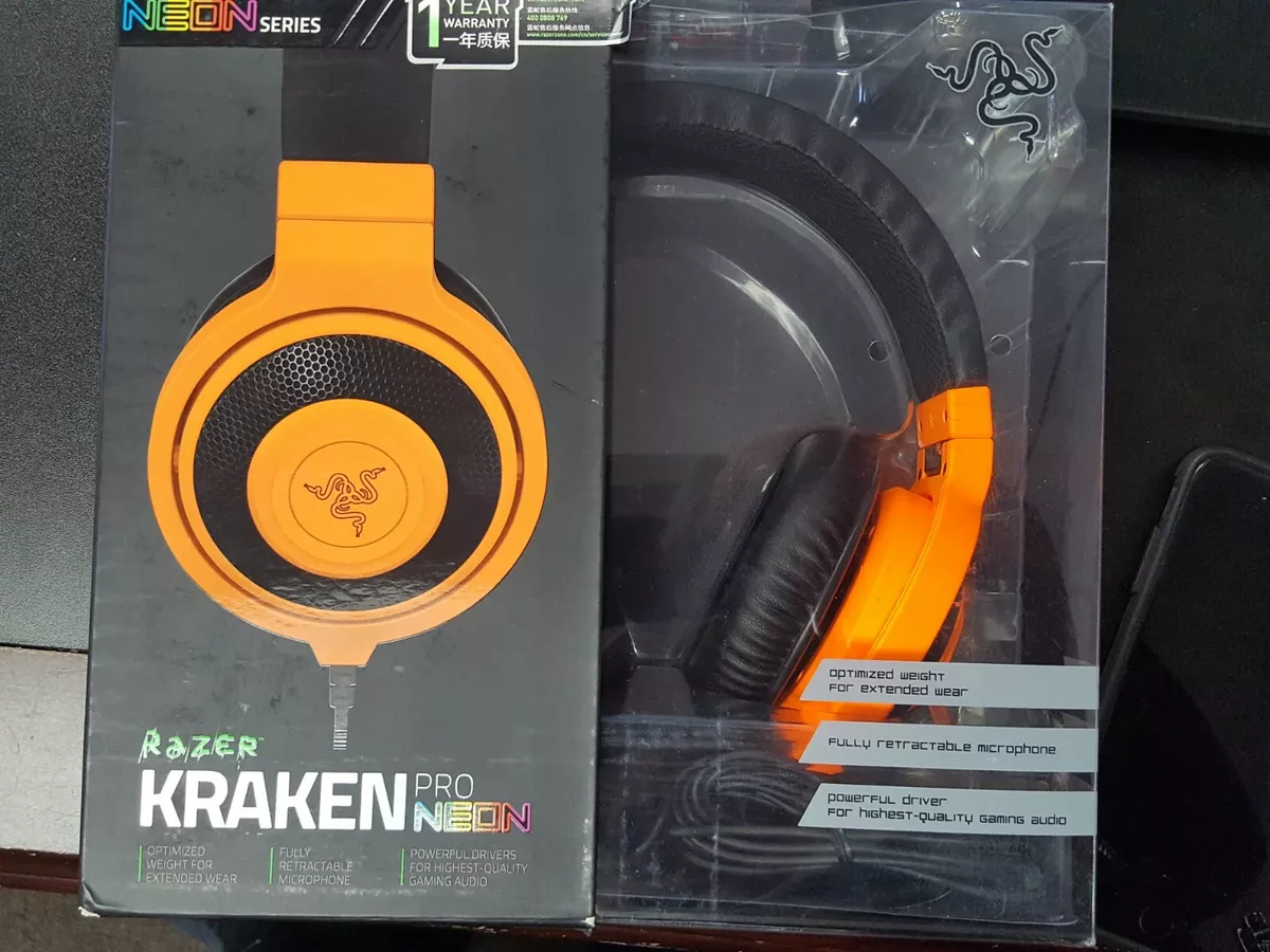 Razer Kraken Pro neon Headband Headsets for PC 879862006099 | eBay
