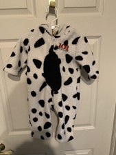101 Dalmatians Dog Puppy Costume Infant Baby Size 12 Months 1 Piece