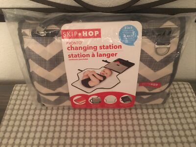 NEW!! Skip*Hop Pronto Signature Changing Station Diaper Clutch Changing Pad