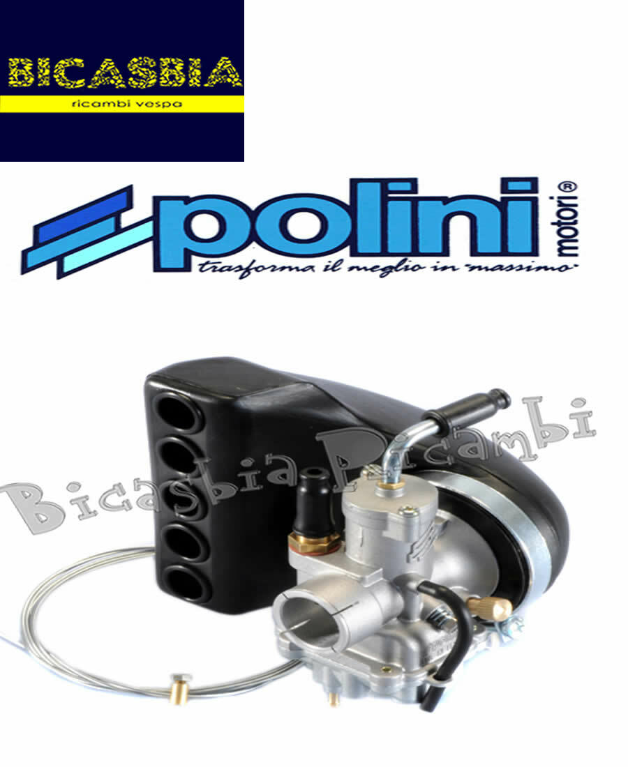 3192 Polini Carburetor CP 19 with Filter Vespa 125 Primavera