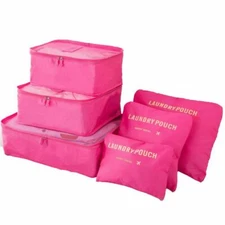 6Pcs Travel Storage Bag for Clothes Luggage Packing Cube Organizer Suitcase New