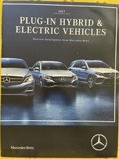ORIGINAL 2017 Mercedes Plug-In & Electric Vehicles  Brochure Sales