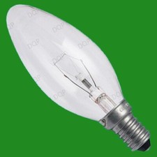 6x 60W CLEAR CANDLE INCANDESCENT FILAMENT LIGHT BULBS SMALL EDISON SCREW SES E14