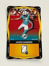 2024 Mattel Uno Elite Football Yellow #152 - Jason Sanders - Miami Dolphins
