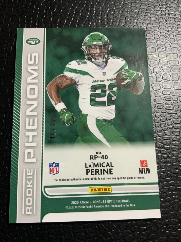 2020 Panini Optic La’mical Perine Rookie Phenoms 49/50 Chiefs SP RC - Image 2 of 3