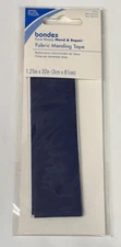 New Lot of 2 Bondex Dark Navy Blue Iron-On Fabric Mending Tape 1.25" x 32" each