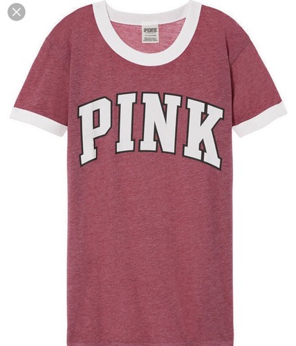 Victoria's Secret PINK Ringer Tee Shirt 