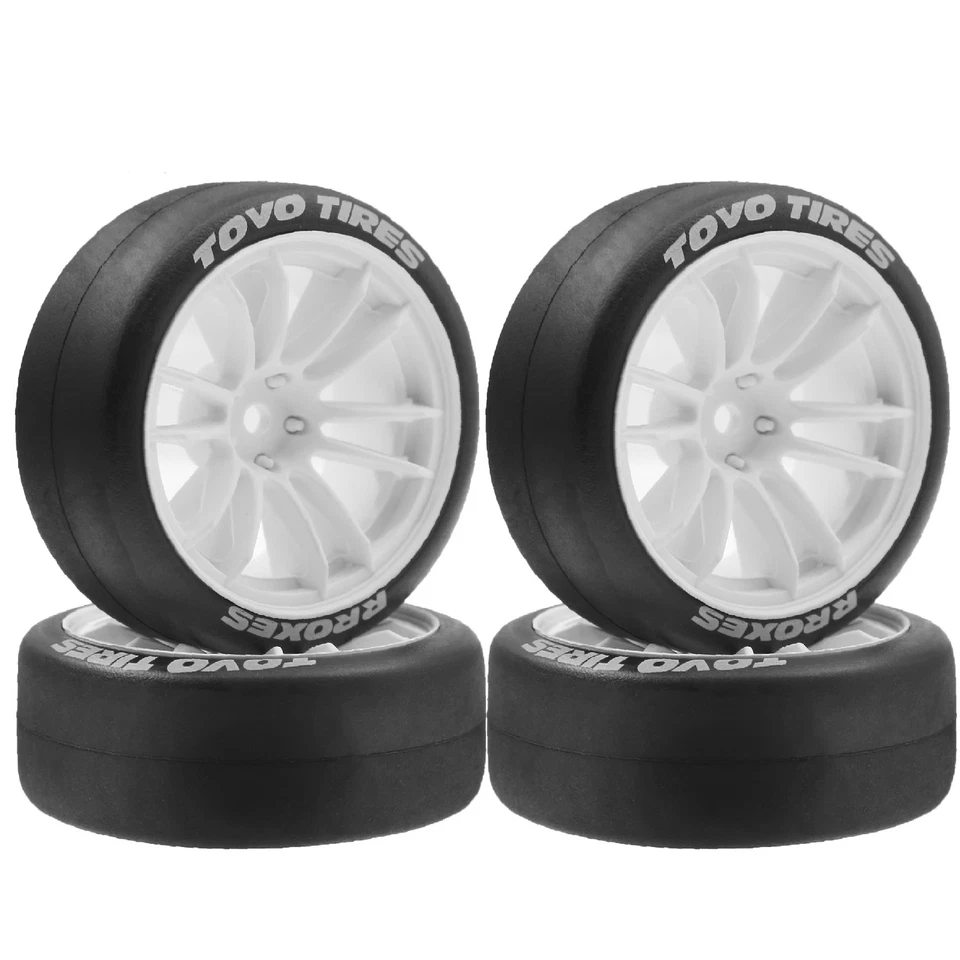 Reifen für 1/10 Tamiya TT01 Sakura HPI Yokomo RC Drift Rally Auto - Bild 4 von 4