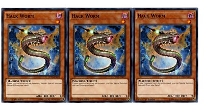 Yugioh- 3X Hack Worm - Common - 1st Edition - COTD-EN012 - Near Mint