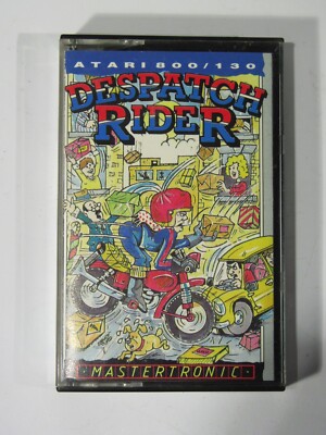 DESPATCH RIDER ATARI XE XL 130 400 600 800 VINTAGE GAME SOFTWARE