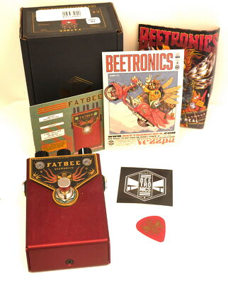 NEW Beetronics FX Fatbee Overdrive Howard Davis Collab JFET Guitar Effects Pedal
